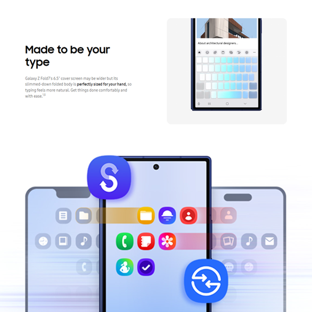 SAMSUNG Galaxy Z Fold7 | 200 MP Ultra Camera | Snapdragon 8 Elite | 8" Foldable Dynamic LTPO AMOLED 2X Display