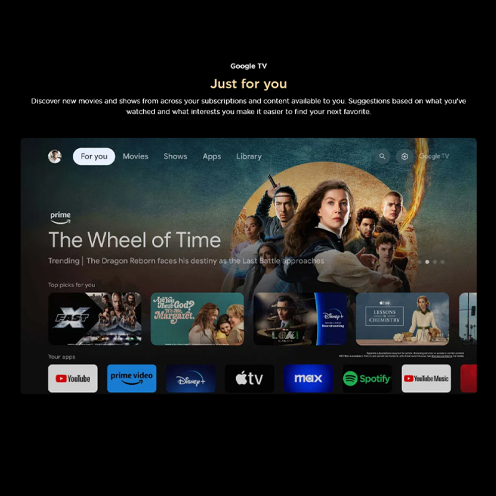 TCL 55"/65"/75"/85"/98" Premium QD-Mini LED Google TV 55C6K|65C6K|75C6K|85C6K|98C6K | 144Hz Native Refresh Rate | QLED | Ultra Slim Design | Precise Dimming Series Up to 512 Zones 