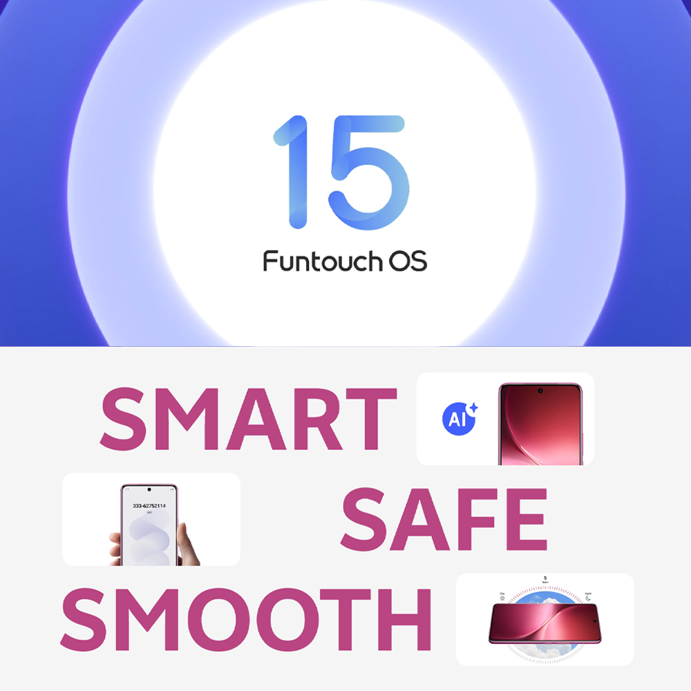 vivo V60 5G | Rear Camera 50MP | Qualcomm SM7750-AB Snapdragon 7 Gen 4 (4 nm) | 6.77 inches, AMOLED | Li-Po 6500 mAh,