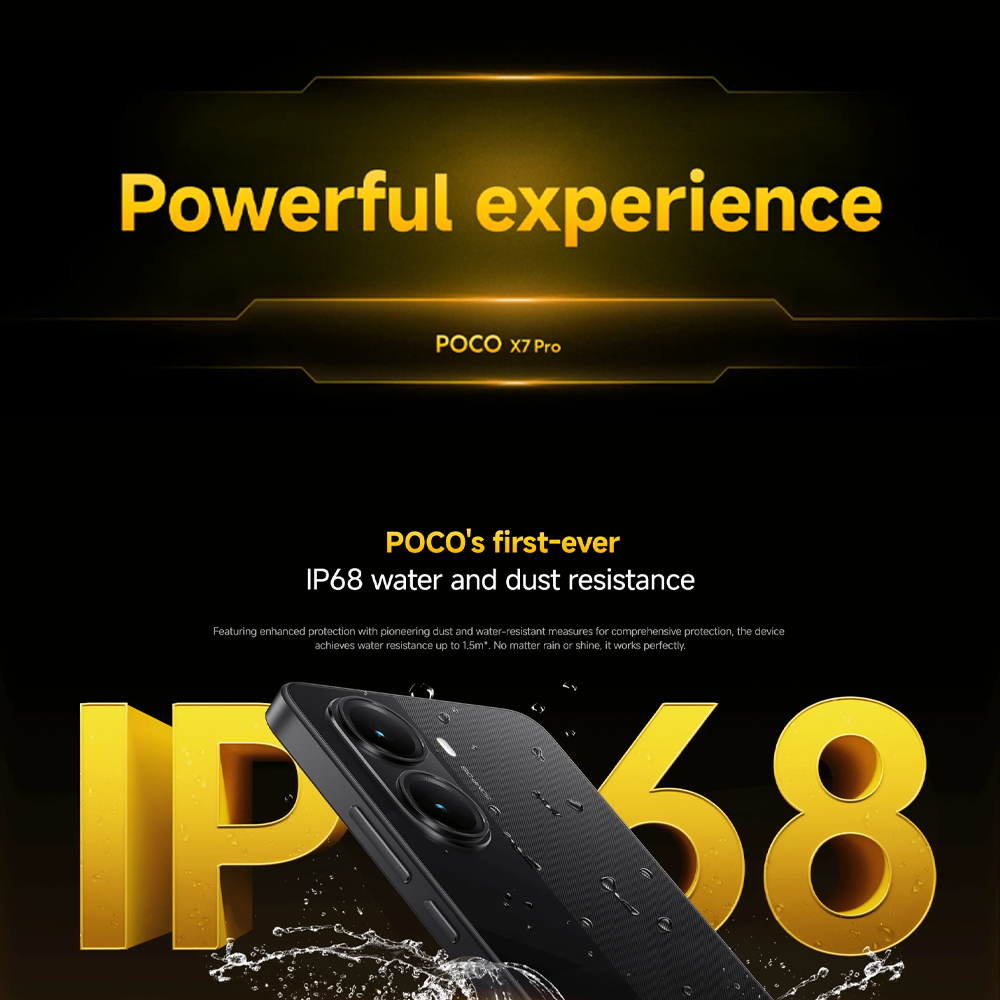 Xiaomi POCO X7 Pro | 6.67 inches, AMOLED | 50MP Main Camera | Mediatek Dimensity 8400 Ultra (4 nm) | Li-Po 6000 mAh