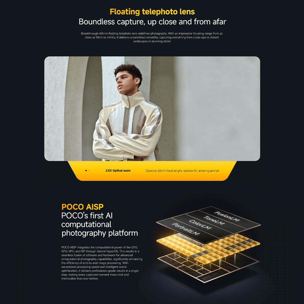 Xiaomi POCO F7 Ultra 12GB+256GB/ 16GB+512GB | Qualcomm SM8750-AB Snapdragon 8 Elite (3 nm) | 6.67 inches, AMOLED | 50MP Main Camera | Li-Po 5300 mAh, 120W HyperCharge