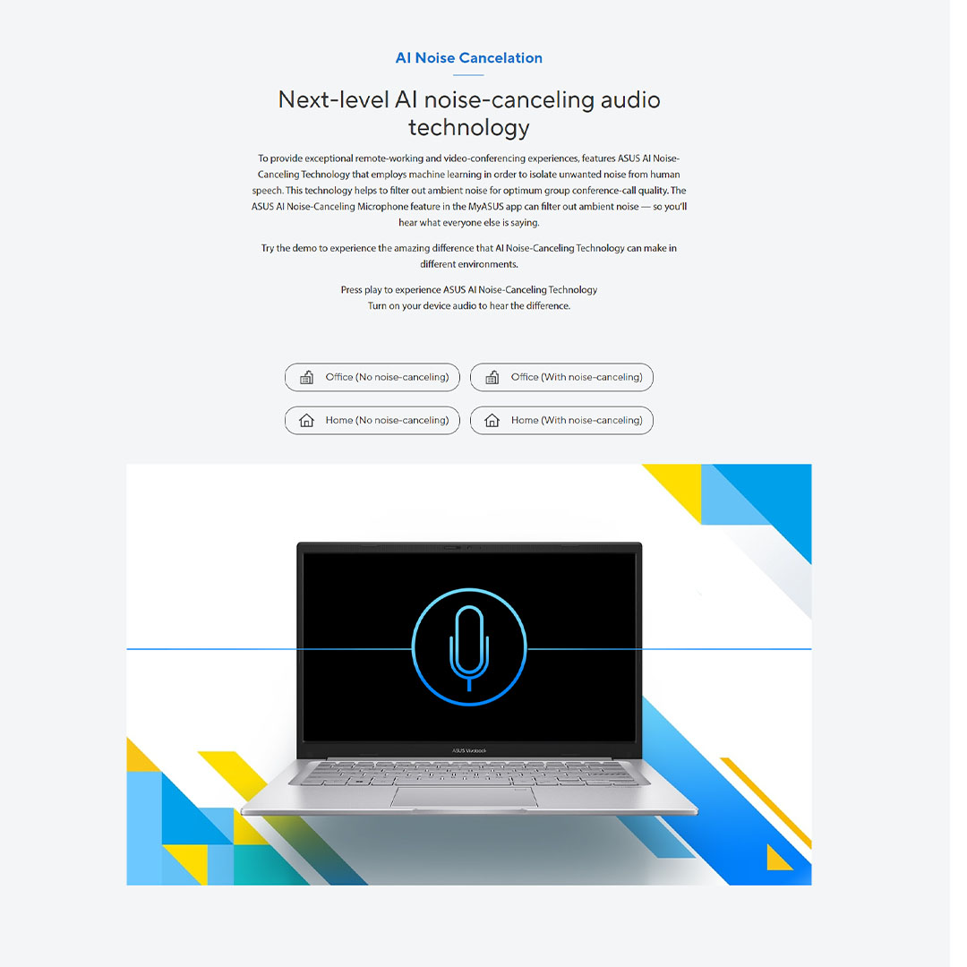 ASUS Vivobook 14-inch Intel Core i5-1335U | Intel UHD Graphics | 8GB+512GB 2021 | Windows 11 Home | Laptop with 2 Years Manufacturer Warranty