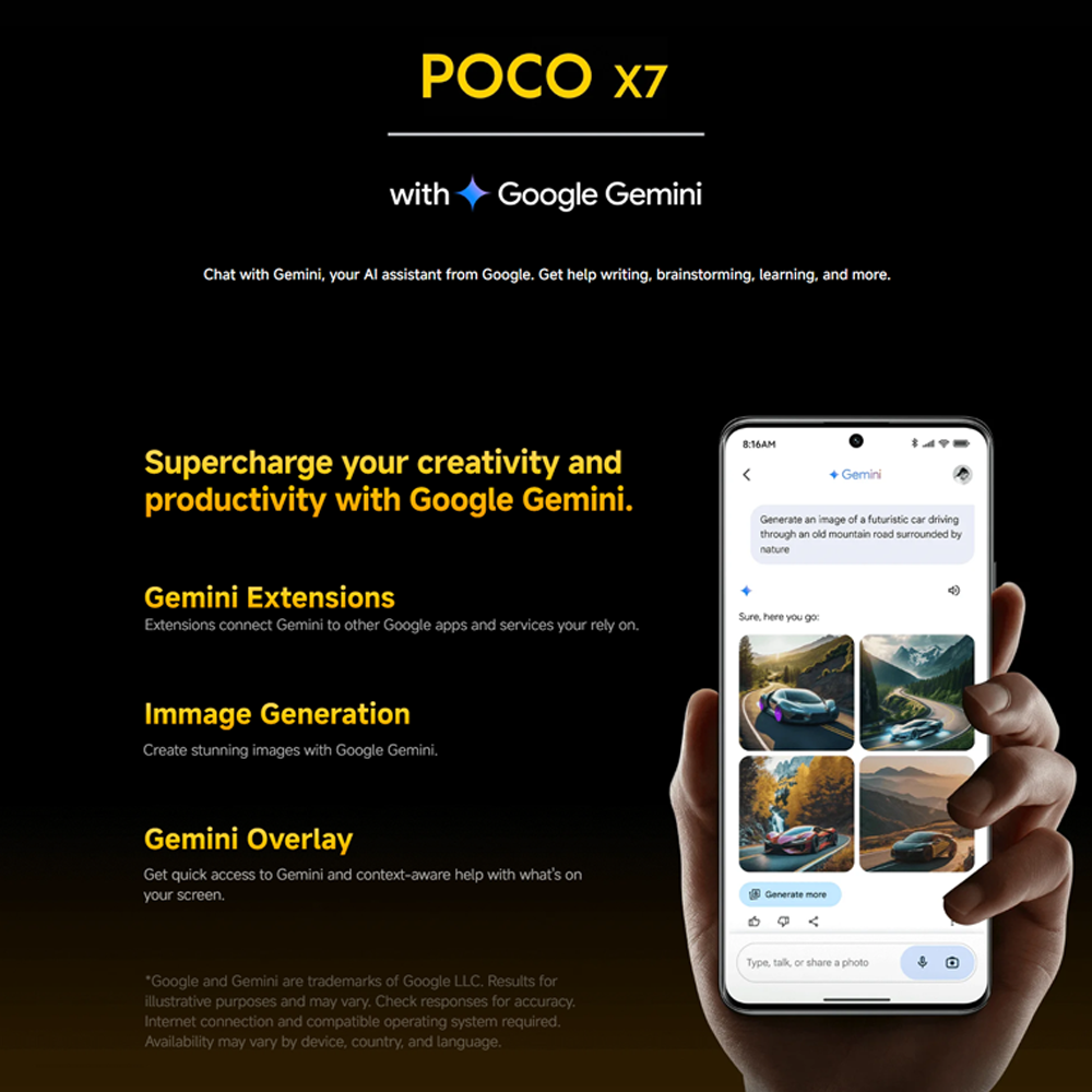 Xiaomi POCO X7 | 6.67 inches, AMOLED | 50MP Main Camera | Mediatek Dimensity 7300 Ultra (4 nm) | Li-Po 5110 mAh