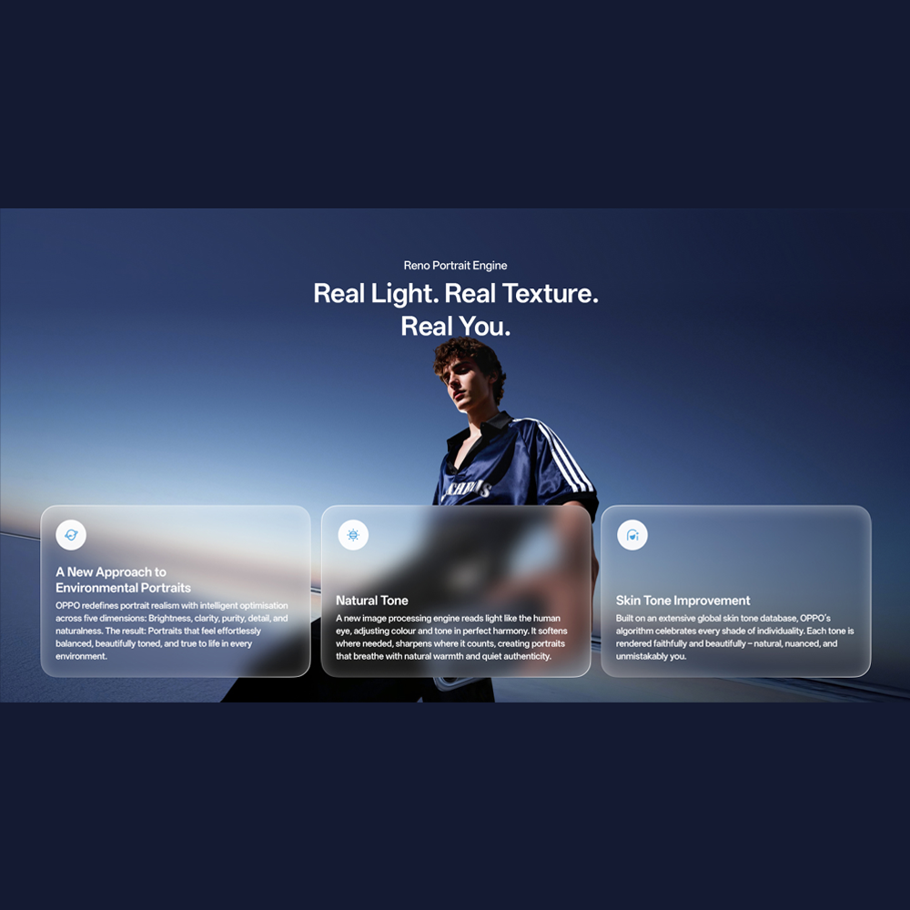 OPPO Reno15 5G | 80W SUPERVOOC™ Flash Charge | 3.5x Telephoto Vibe Portrait | AI Motion Photo Popout | 50MP Ultra Wide Selfie Camera