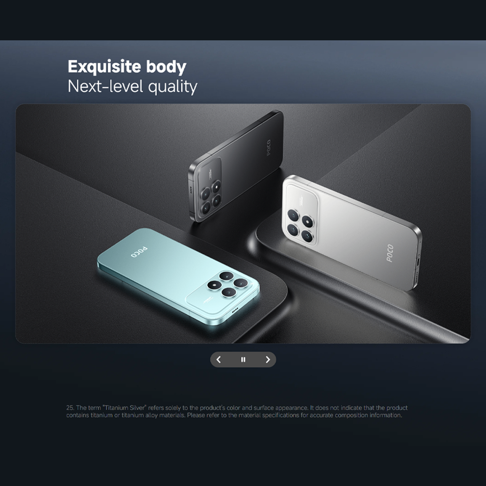 Xiaomi POCO F8 Pro | Snapdragon® 8 Elite | 6210mAh battery | 6.59" 120Hz POCO HyperRGB AMOLED | 50MP Triple Camera with OIS