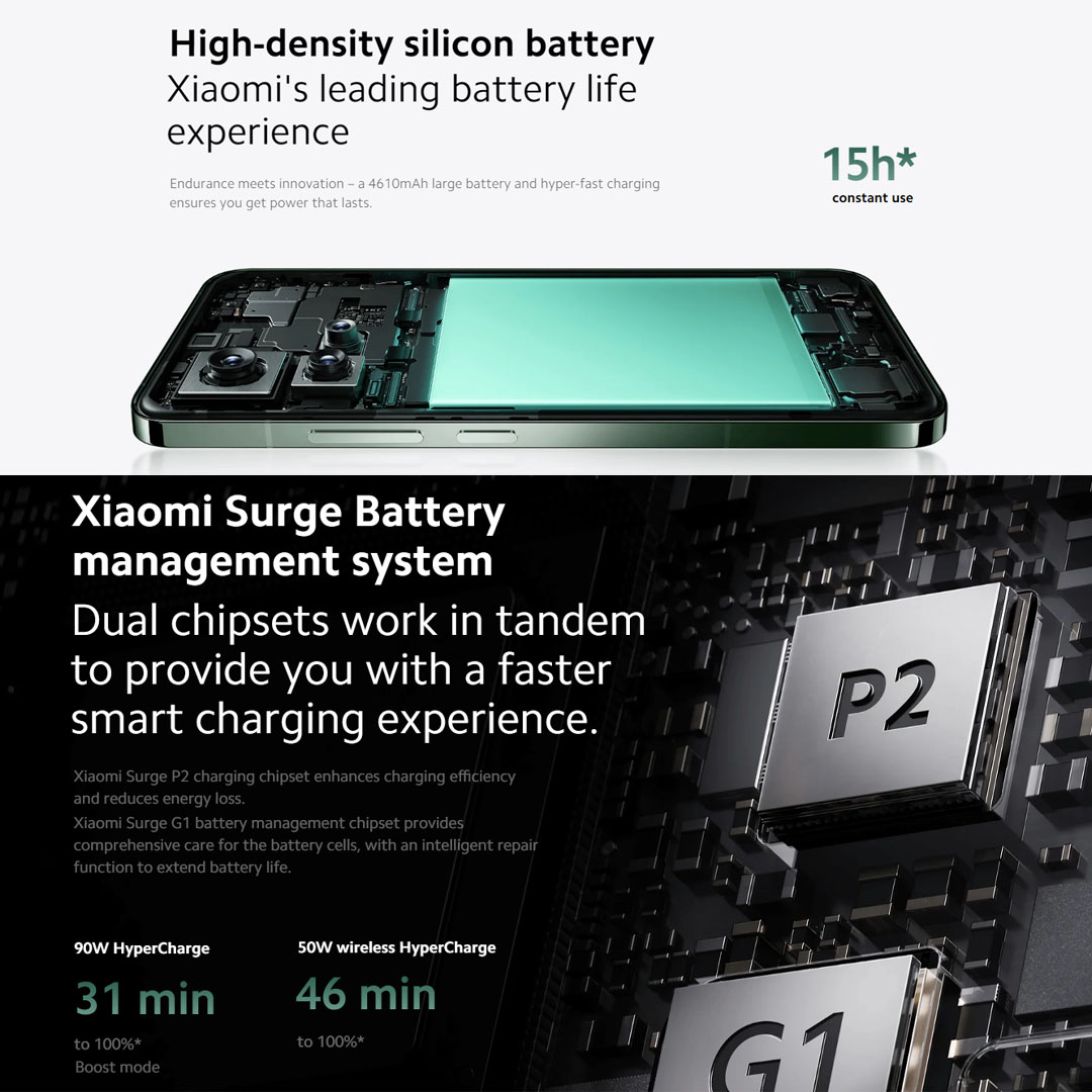 Xiaomi 14 12GB+512GB | Ultra-large Image Sensor | Supports Dolby Vision® Shooting | Leading Imagery | Compact Size | Smartphone with 1 Year Warranty