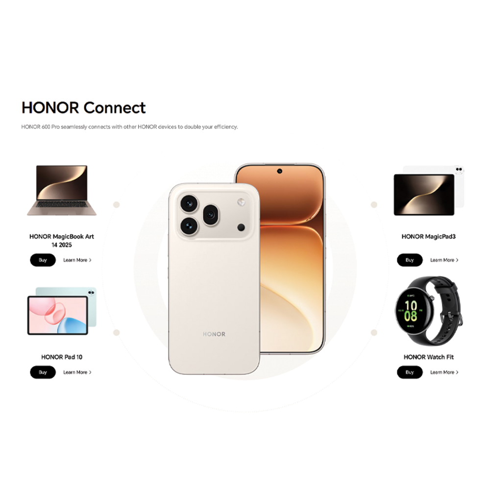 HONOR 600 Pro 12GB+256GB/ 12GB+512GB | 6.57 inch, AMOLED | 200MP Rear Camera | Qualcomm SM8750-AB Snapdragon 8 Elite (3 nm) | Li-Po 7000mAh 