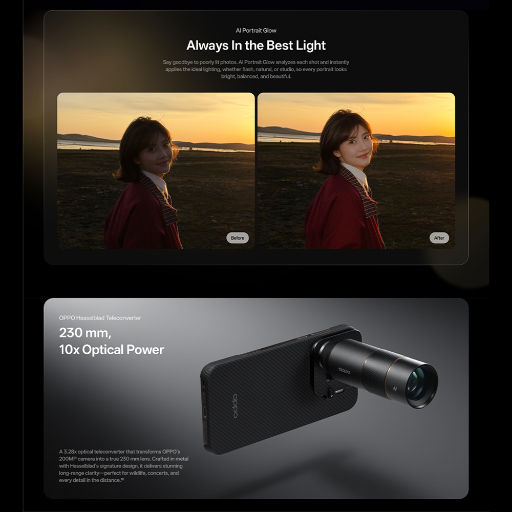 OPPO Find X9 Pro | 200MP Super Zoom | 4K120 fps Dolby Vision | 7500mAh Large Battery | 80W SUPERVOOCTM Flash Charge | True Night Photography