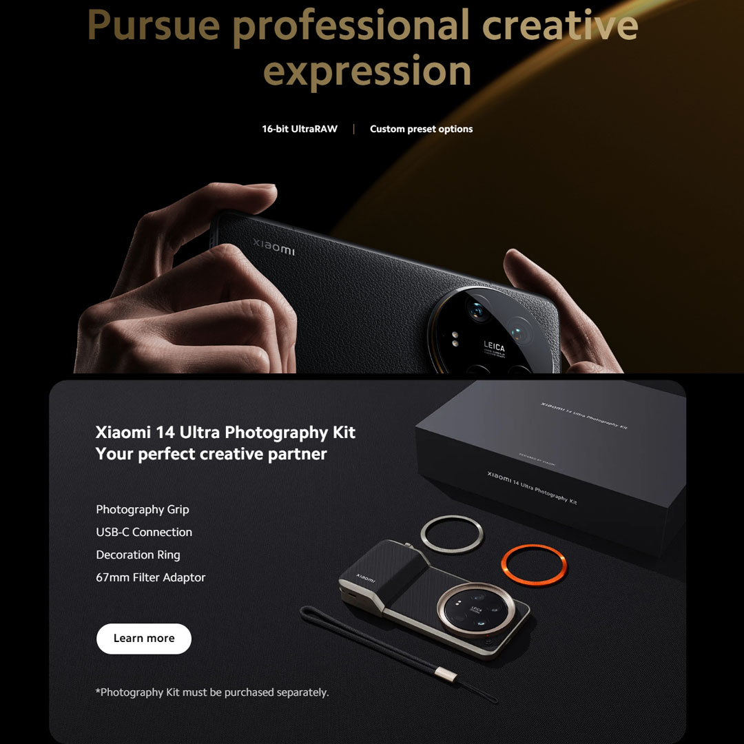 Xiaomi 14 12GB+512GB | Ultra-large Image Sensor | Supports Dolby Vision® Shooting | Leading Imagery | Compact Size | Smartphone with 1 Year Warranty