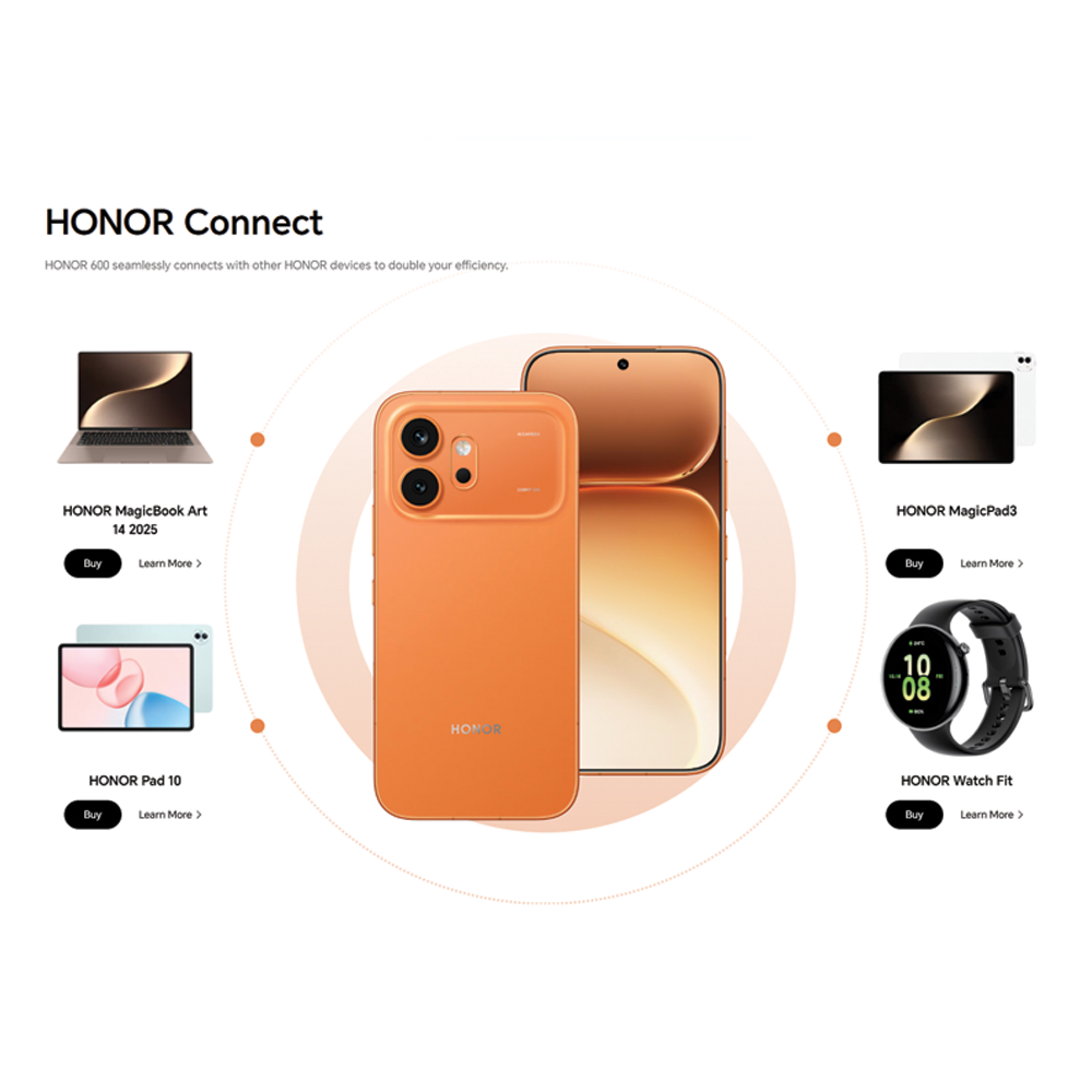 HONOR 600 12GB+512GB | 6.57 inch, AMOLED | 200MP Rear Camera | Qualcomm SM7750-AB Snapdragon 7 Gen 4 (4 nm) | Li-Po 7000mAh,Fast charging 80W