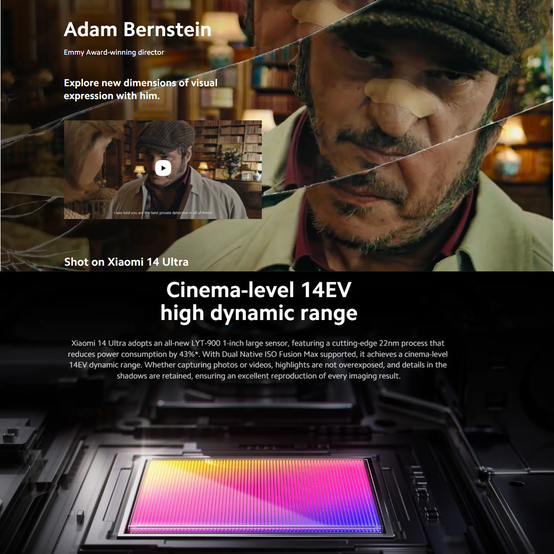 Xiaomi 14 12GB+512GB | Ultra-large Image Sensor | Supports Dolby Vision® Shooting | Leading Imagery | Compact Size | Smartphone with 1 Year Warranty