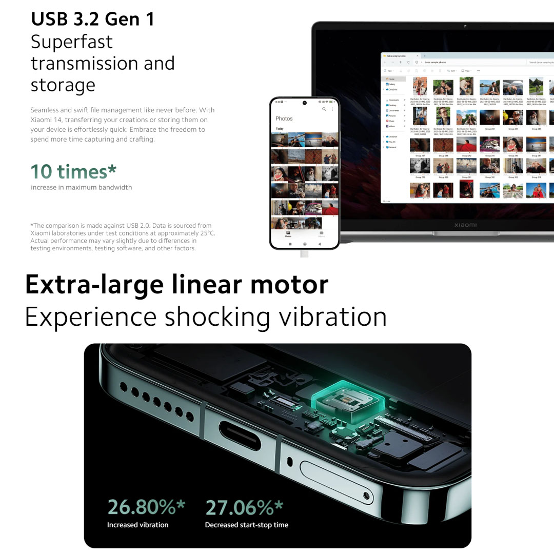 Xiaomi 14 12GB+512GB | Ultra-large Image Sensor | Supports Dolby Vision® Shooting | Leading Imagery | Compact Size | Smartphone with 1 Year Warranty