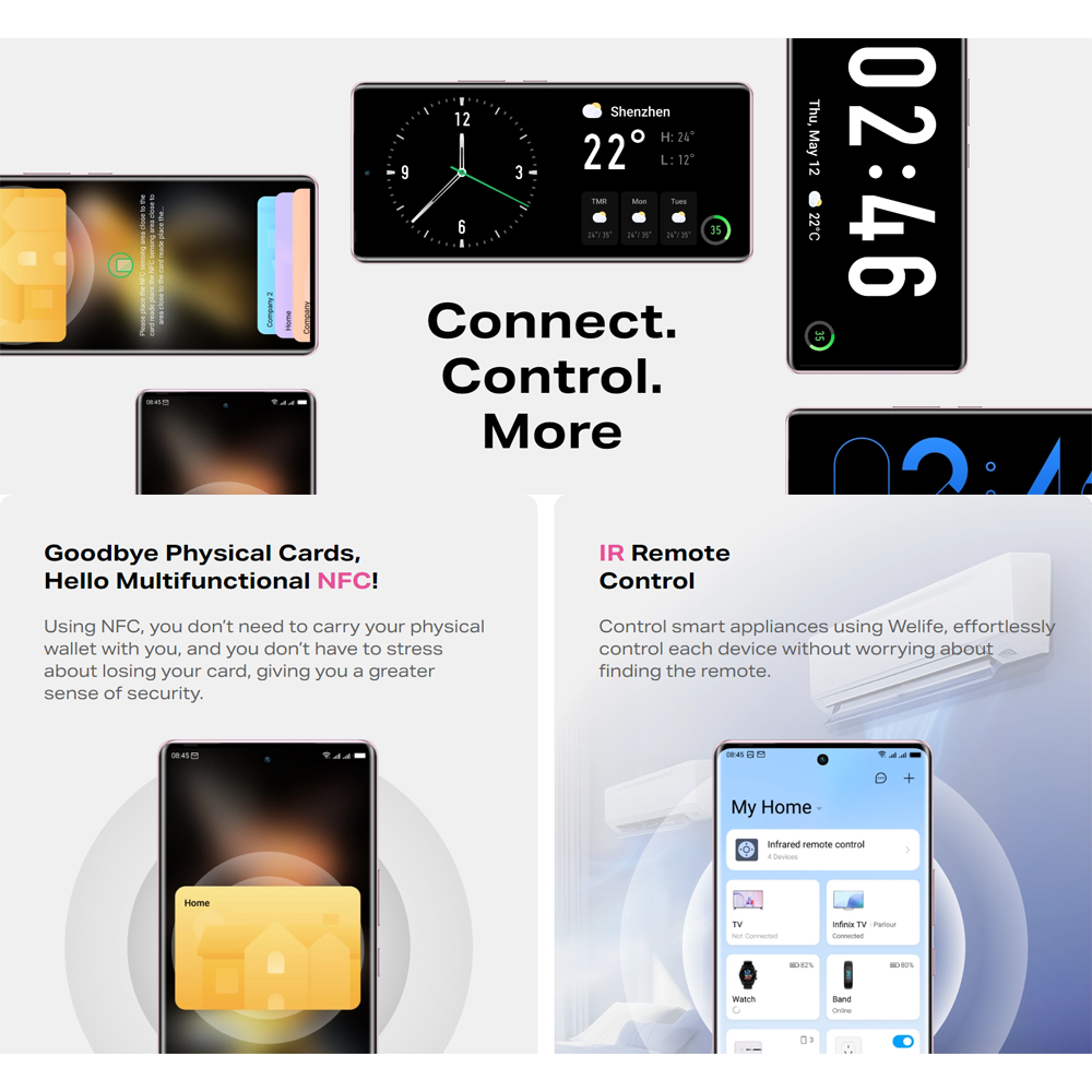 Infinix ZERO 40 5G 12GB+256GB | Android 14 XOS 14.5 | 6.78 inches, FHD+ With Curved Screen | Front & Rear 4K Vlog