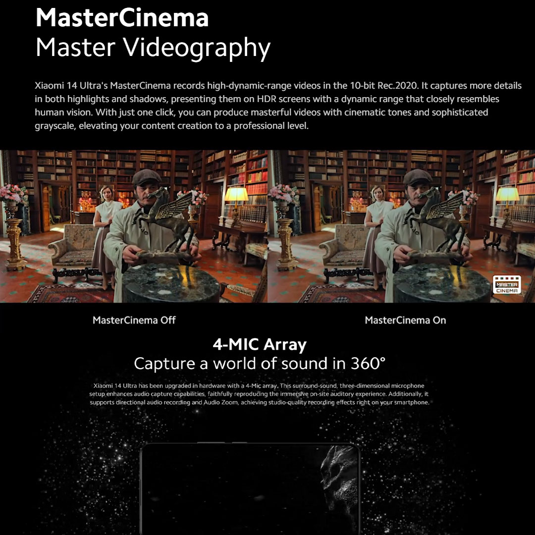 Xiaomi 14 12GB+512GB | Ultra-large Image Sensor | Supports Dolby Vision® Shooting | Leading Imagery | Compact Size | Smartphone with 1 Year Warranty