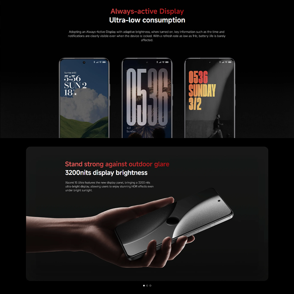 Xiaomi 15 Ultra 16GB+512GB/ 16GB+1TB | Qualcomm SM8750-AB Snapdragon 8 Elite (3 nm) | 6.73 inches, LTPO AMOLED | 200MP Camera | Li-Po 5410 mAh, 90W HyperCharge