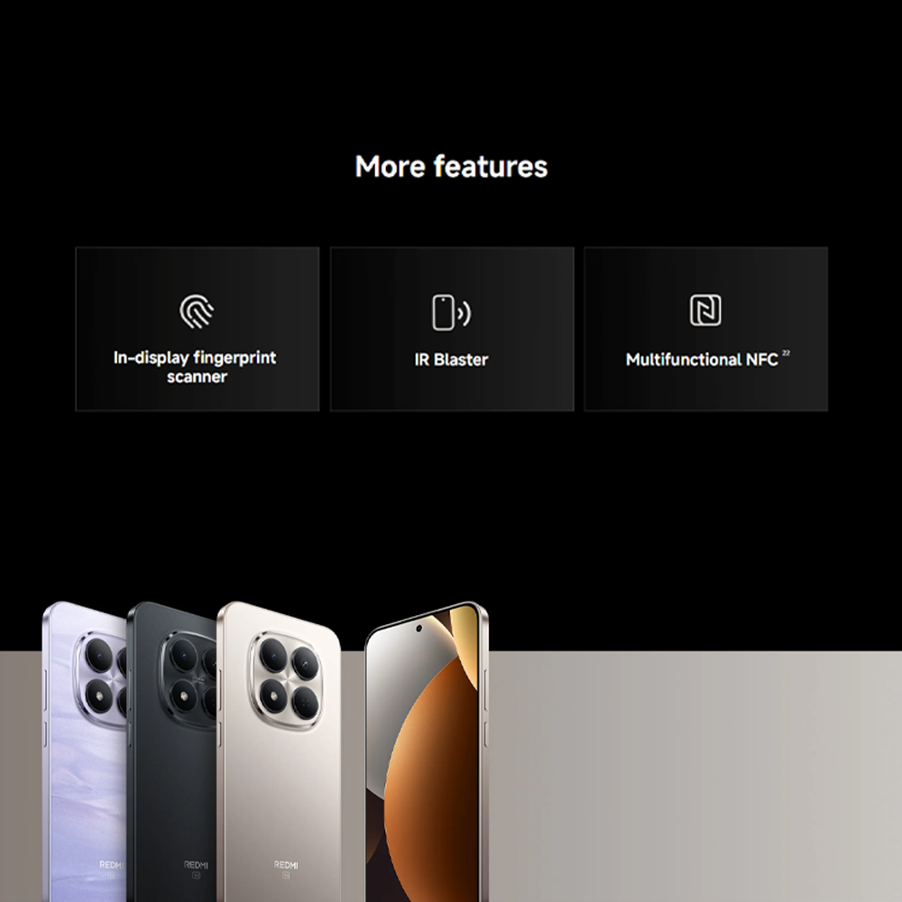 Xiaomi REDMI Note 15 Pro 5G 8GB+256GB/8GB+512GB | 6.83", AMOLED | 200MP Rear Camera | Mediatek Dimensity 7400 Ultra (4 nm) | Android 15, HyperOS 2 | Li-Po 6580mAh