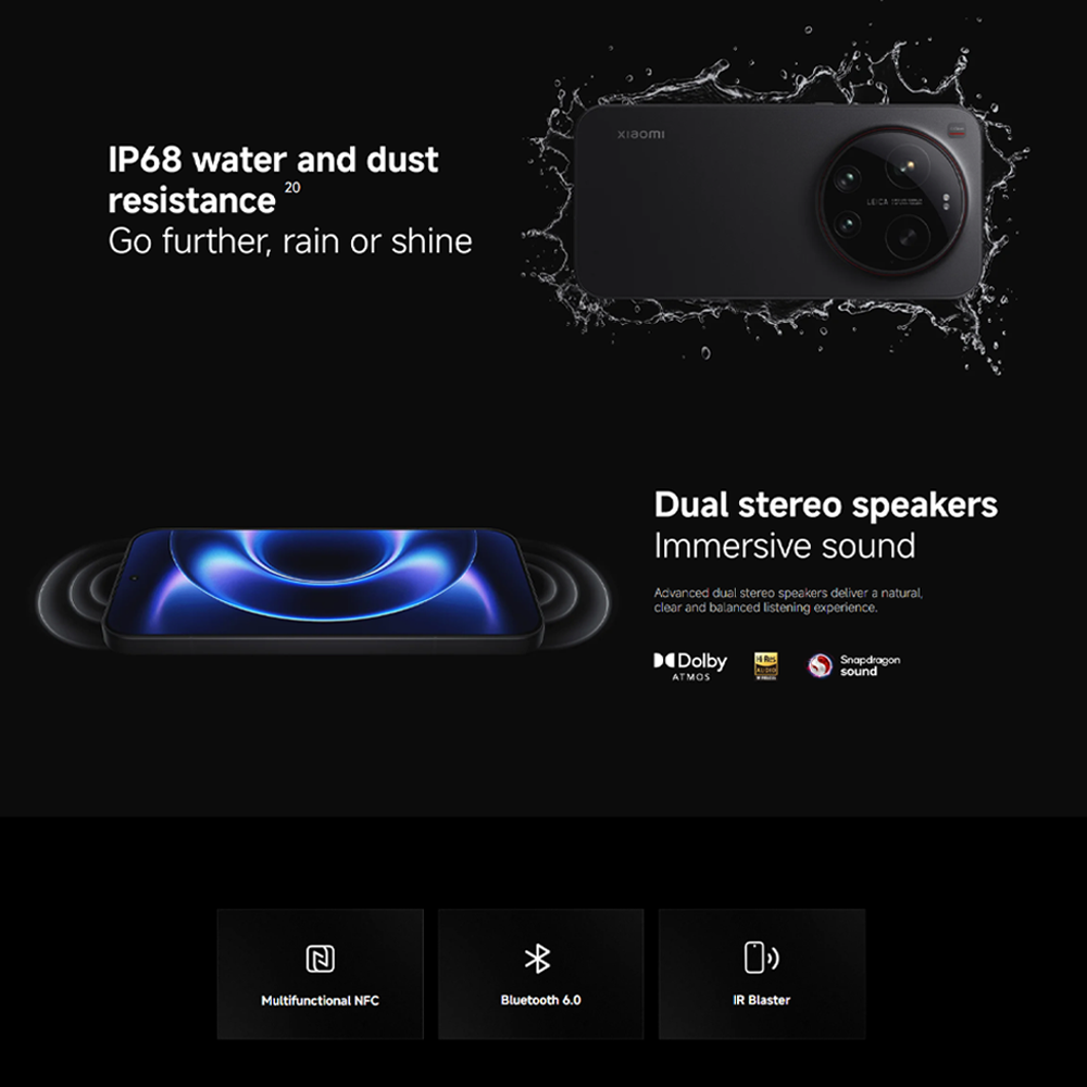 Xiaomi 17 Ultra 16GB+512GB/16GB+1TB | 6.9", LTPO AMOLED | 50MP Rear Camera | Qualcomm SM8850-AC Snapdragon 8 Elite Gen 5 (3 nm) | Li-Po 6000mAh, Supports 90W fast charging