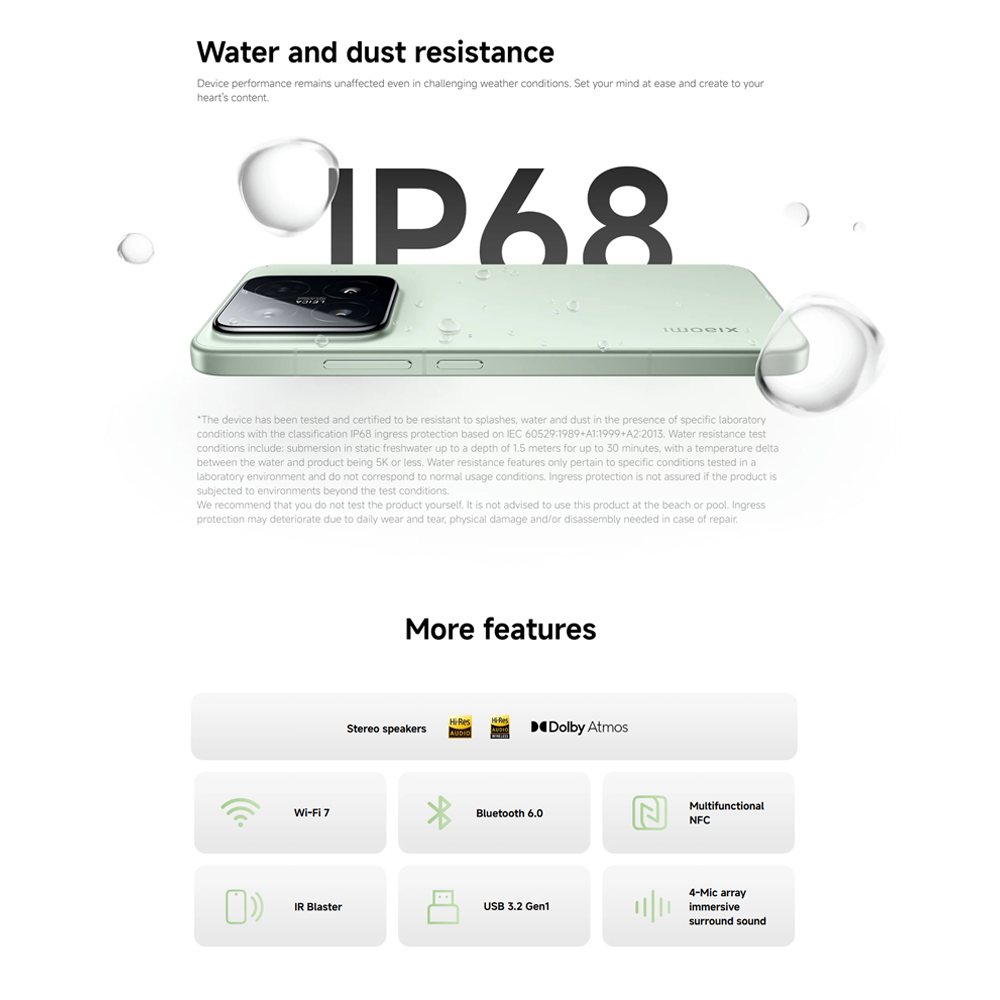 Xiaomi 15 12GB+256GB/ 12GB+512GB | Qualcomm SM8750-AB Snapdragon 8 Elite (3 nm) | 6.36 inches, LTPO AMOLED | 50MP Camera | Li-Po 5240 mAh, 90W HyperCharge