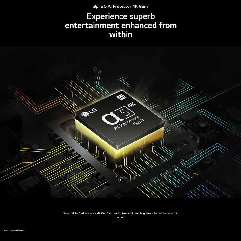 LG 86" HDR10 4K UHD Smart TV with AI ThinQ 86UT8050PSB | FILMMAKER MODE | Alpha 5 Al Processor 4K Gen 7