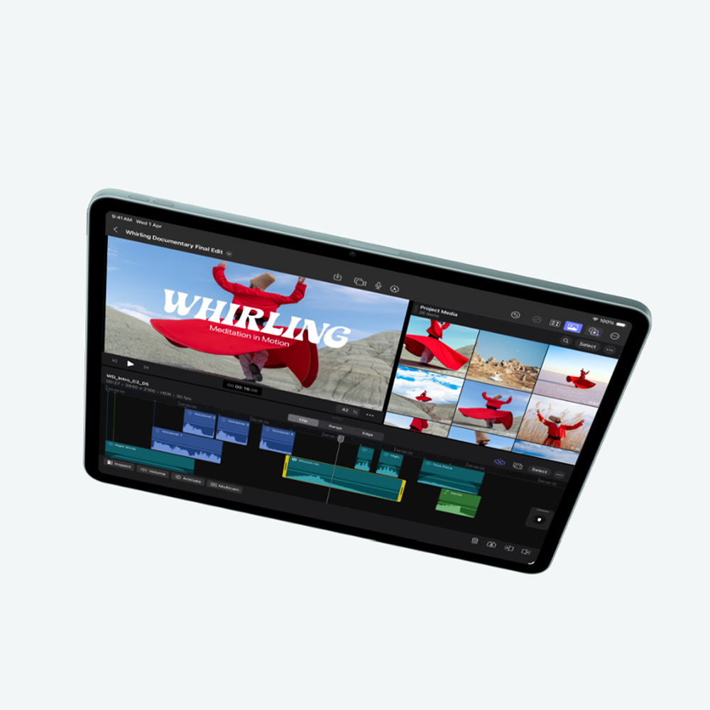 Apple iPad Air (M4) Wi‑Fi/ Wi-Fi + Cellular | 11"/13" | 12MP Rear Camera | Apple M4 Processor | iPadOS 26.3 | Li-Po 7606 mAh