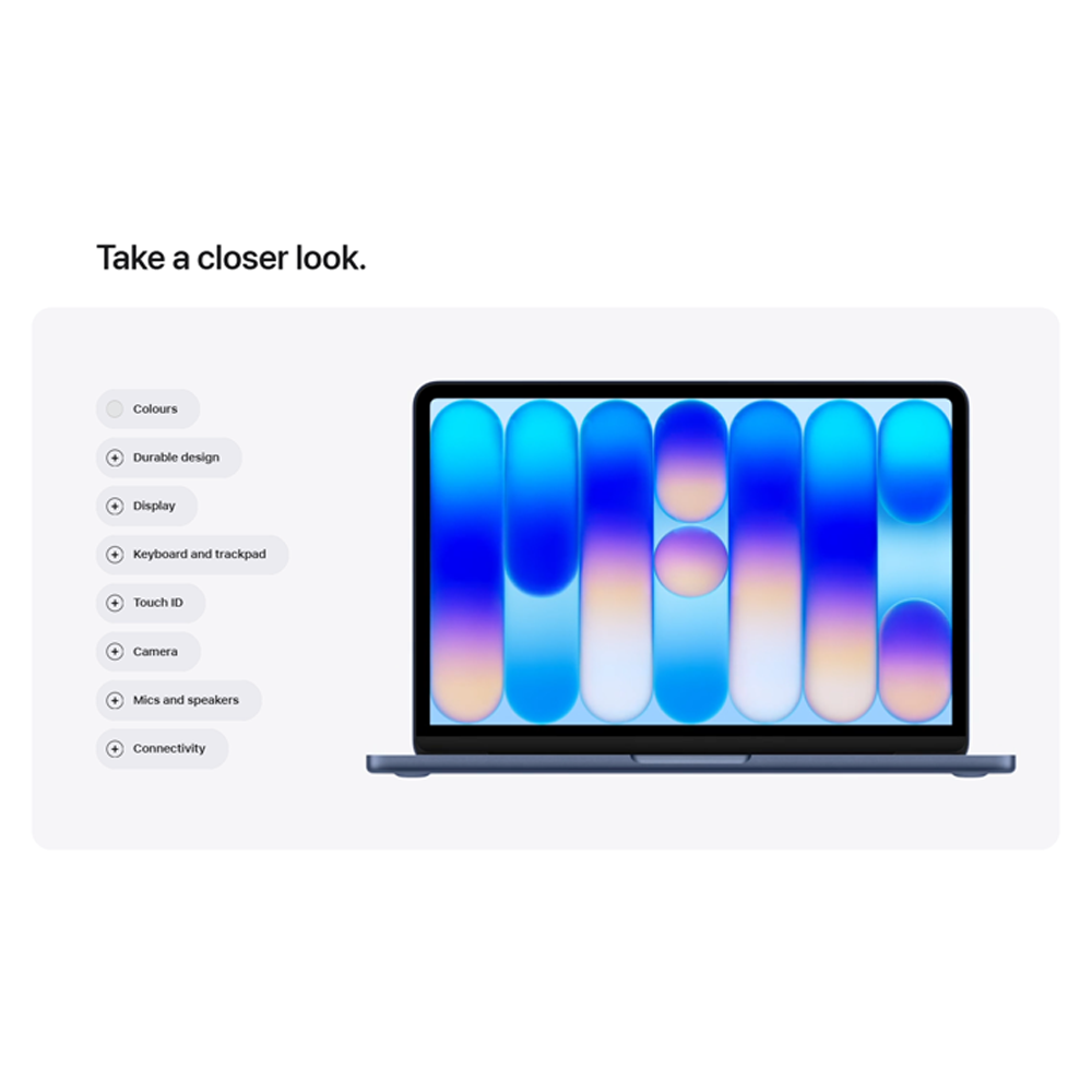 Apple MacBook Neo 8GB+256GB/ 8GB+512GB | 13-inch | Apple A18 Pro chip with 6‑core CPU and 5‑core GPU | Built-in privacy | 1080p FaceTime HD camera
