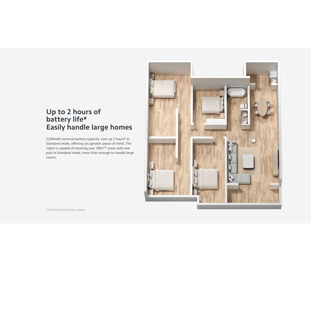 Xiaomi 55W Robot Vacuum S10+ B105 | 4000Pa Powerful Suction Fan Blower | 3D Obstacle Avoidance | Smart Control | Vacuum with 1 Year Warranty