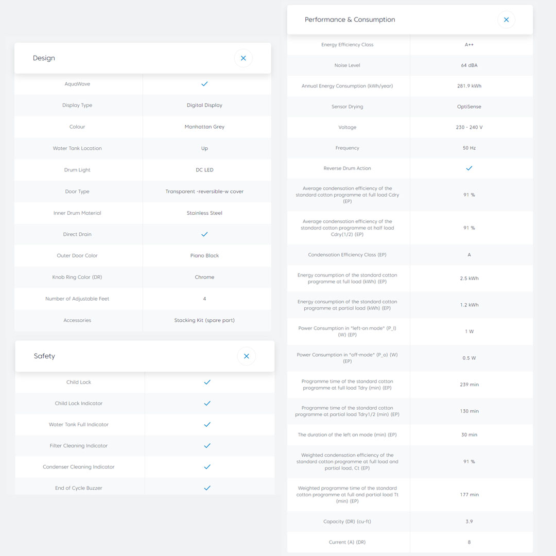 Beko 10KG Hybrid 2 Heatpump Tumble Dryer B5T64237WM | A++ Energy Efficiency Class | Wireless HomeWhiz Connection | Sensor Drying | Tumbler Dryer with 2 Year Warranty