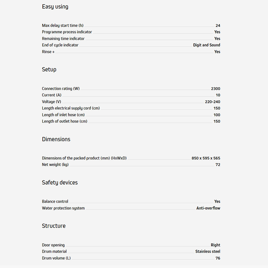 Brandt 10KG/12KG Front Load Inverter Washing Machine WFB104QWA/WFB126QWA | 14 Multi Programs | Anti Detergent Leak | Child Lock | Washing Machine with 1 Year Warranty