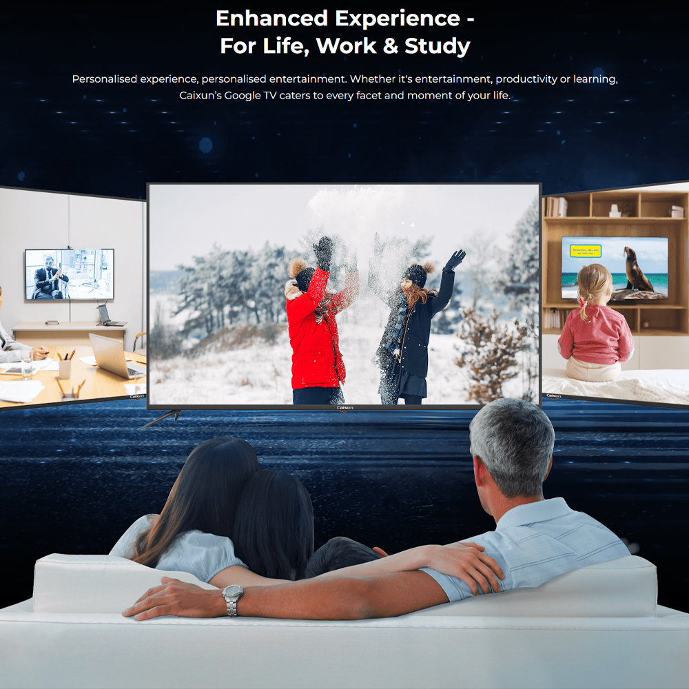 Caixun 40" 2K LED Google TV (PROXITY) C40V1FA | 2K FHD | Dolby Audio | Android TV
