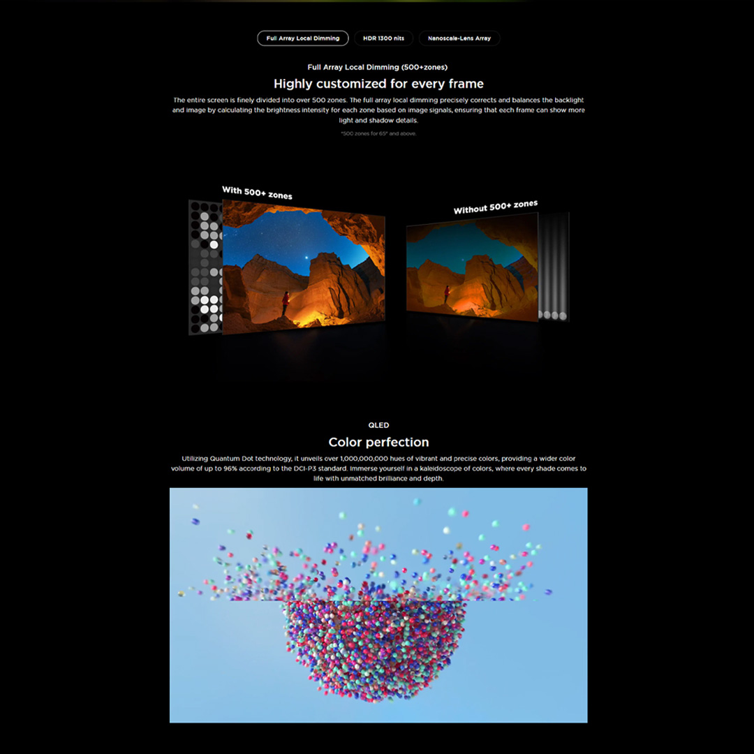 TCL 55" / 65" /75" / 85" / 98" 4K UHD QD-Mini LED Google TV | 55C755 / 65C755 / 75C755 / 85C755 / 98C755 | Full Array Local Dimming | IMAX Enhanced | Google TV with 2 Year Warranty