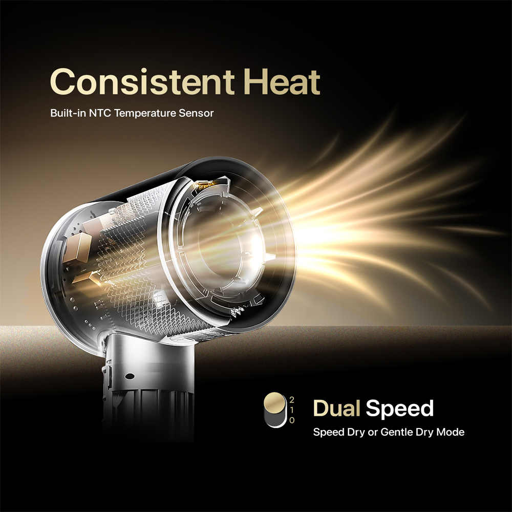 Faber 1800W FHD Aura Hair Dryer | LG1803BK/LR1801BK | Multiple Heat Settings | Cool Shot Button | Powerful Motor