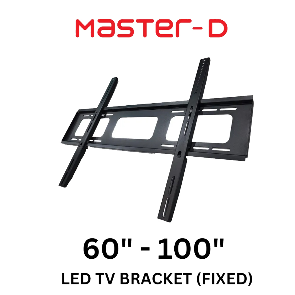 Master D 60"-120" LED TV BRACKET - Wall Mount (FIXED) GJ-106 | Max Weight: 150 kg | Wall Distance: 25 mm