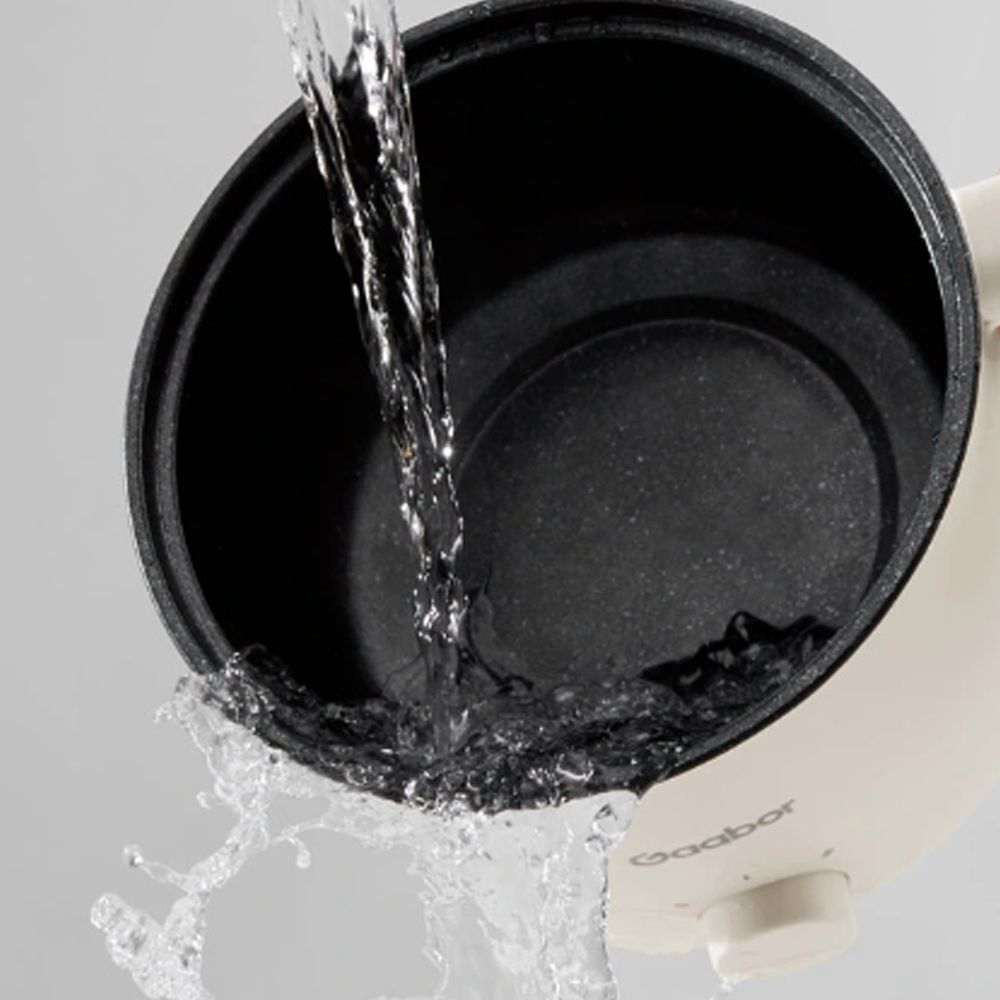 Gaabor 1.5L Electric Pot Multifunction Cooker GR-N15A |  Multiple ways to use |  Minimalist-style rice cooker | Food-grade non-stick coating | 1  Year General Warranty