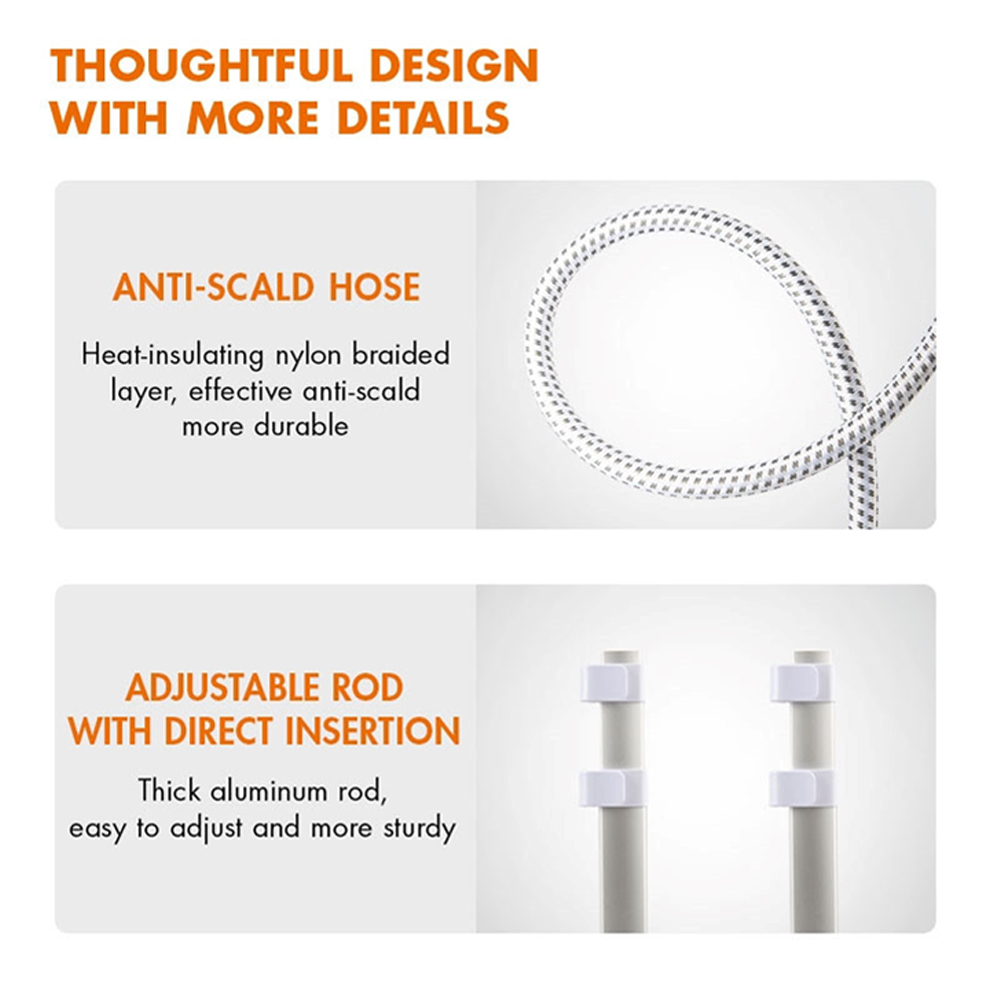 Gaabor 2000W Garment Steamer GS2000M-WH04A | Multi-Speed Steam Adjustment | Easy switching | Oversized water tank | 1  Year General Warranty