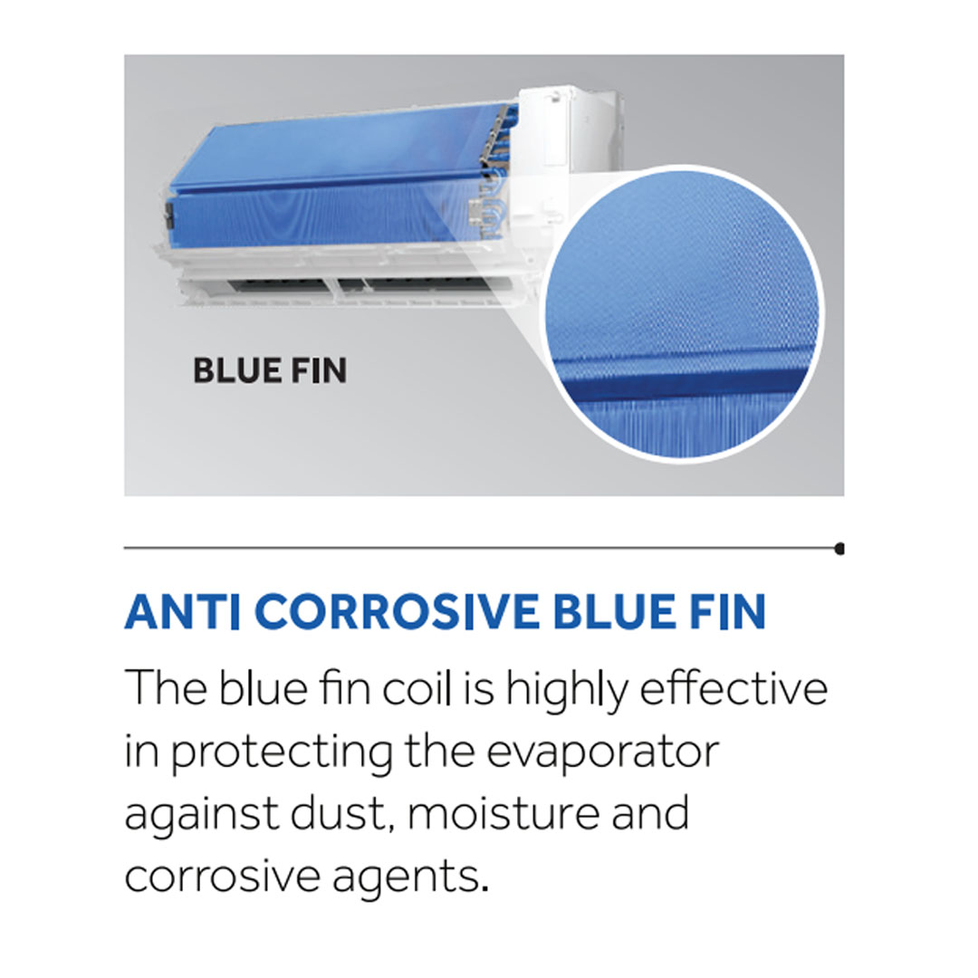 HAIER 2.5HP R32 Non-Inverter Wall Mount Air Conditioner (Indoor) HSU-25LPA23 / HSU-25LPA23 | Triple Airflow | Anti Corrosion | Easy installation | Air Conditioner with 3 Years Warranty