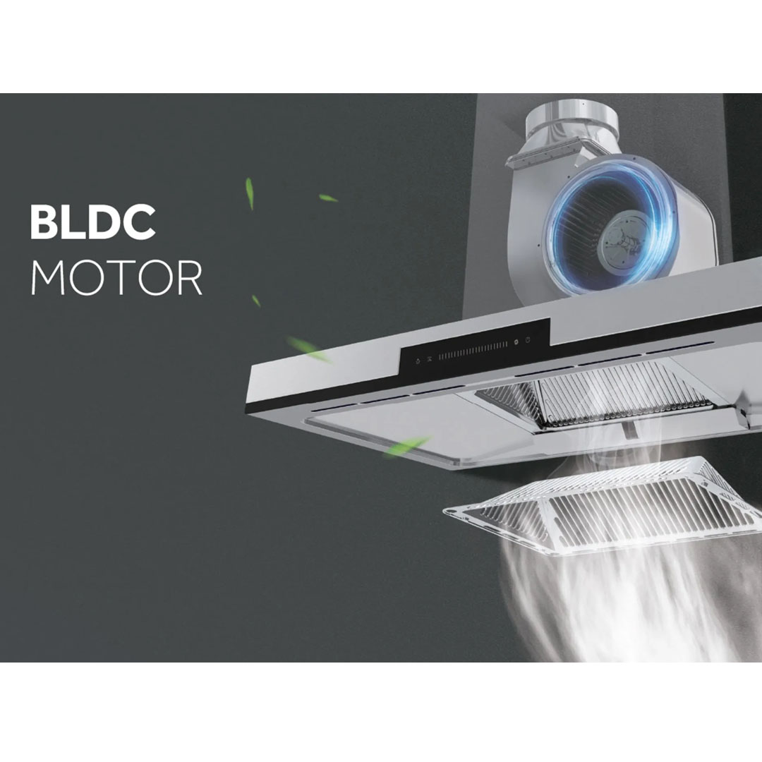 HAIER 2000m3/h Ventilation Hood HH-T900GC | BLDC Motor | Oil-Catch Self Clean Technology | Bluetooth Connection | Hood with 3 Year Warranty