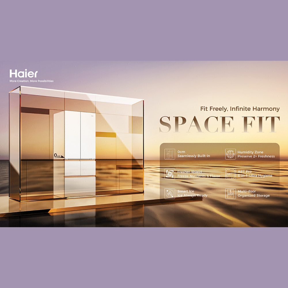 HAIER 616L Multi Doors Twin Inverter Refrigerator HRF-IM616FG(W)U1 | 0cm Seamlessly Built In | Fresher Shield | Smart Ice | HCS Humidity Zone