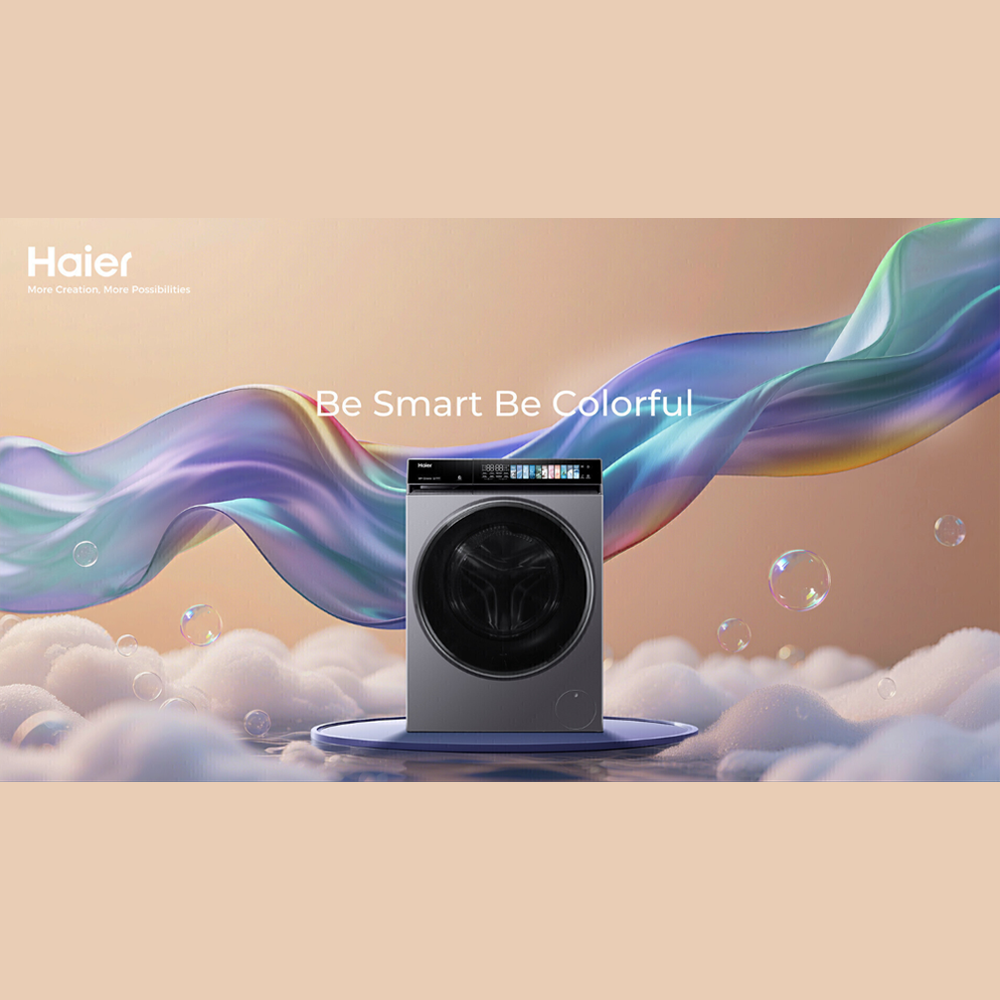 HAIER 14KG Color AI Inverter Front Load Washing Machine HW140-BP14367S8U1 | Wifi Control | Smart Wash |  5 Star Energy Saving Rating