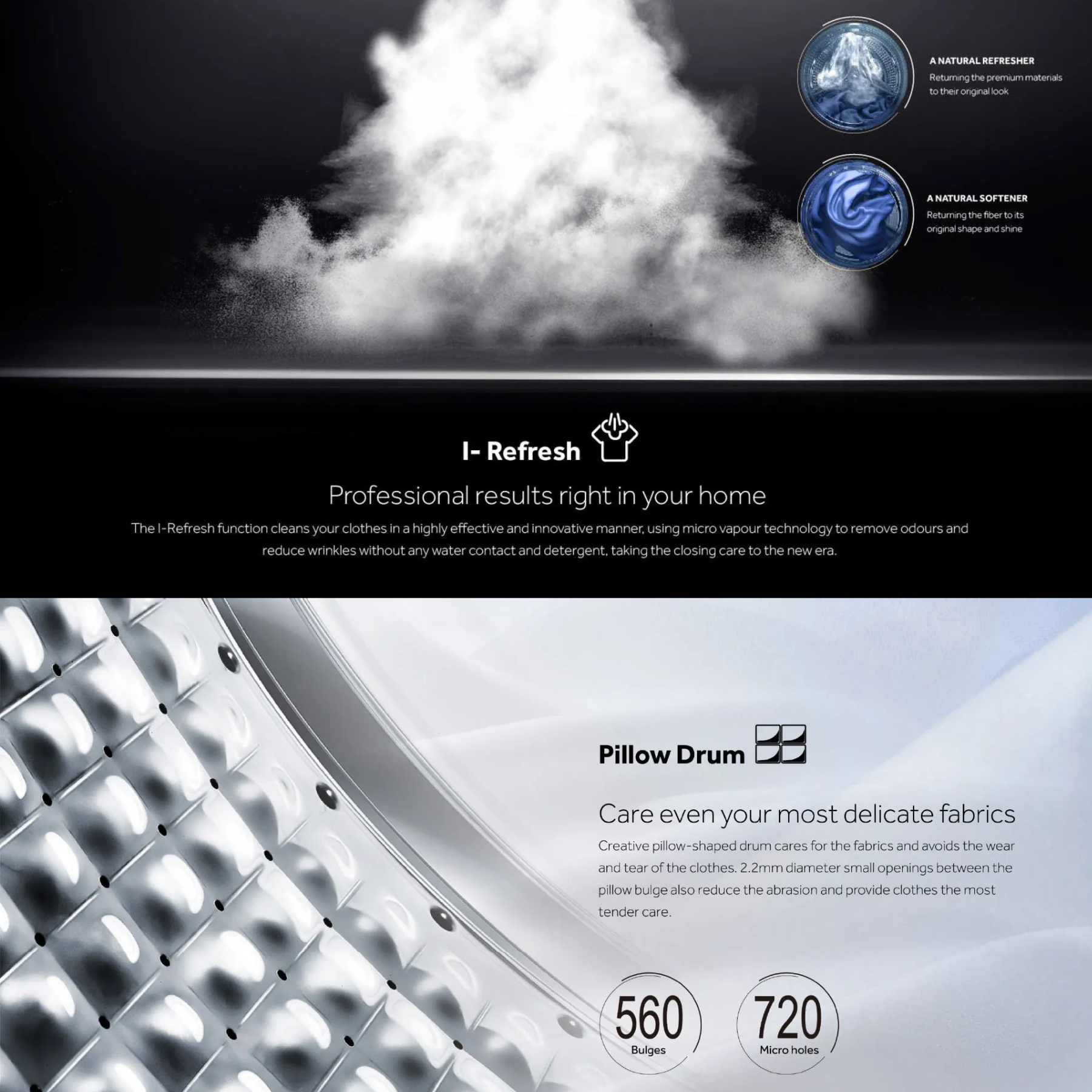 HAIER 10.5KG/7KG Front Load Inverter Washer Dryer HWD105-BP1239S8 | Super Inverter |  Hygiene Care |  I-Refresh | Washer Dryer with 2 Year Warranty