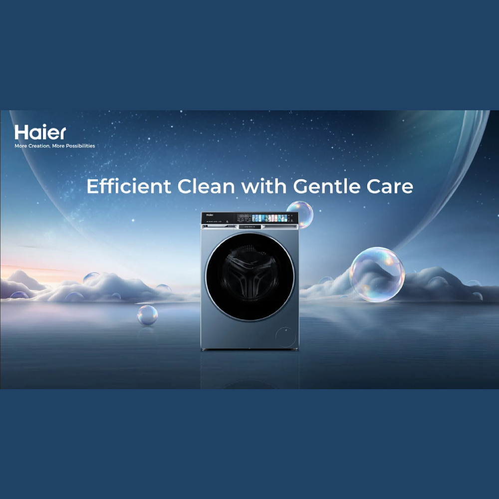 HAIER 14KG/8KG Front Load Color AI Inverter Washer Dryer HWD140-BP14387GNU1 | Ultra Fresh Air | Smart Dosing | Smart Wash