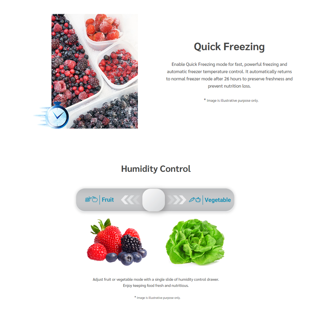 Hitachi 552L Side by Side Inverter Refrigerator HRSN9552DGBMY | 3 Layer Storage Drawers| Mirror Touch Controller