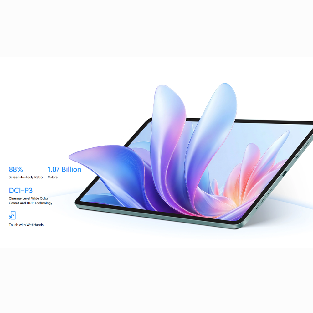 HONOR Pad 10 Wi-Fi 8GB+256GB | 8MP Main Camera | 12.1 inch | Qualcomm SM7550-AB Snapdragon 7 Gen 3 (4 nm) | Li-Po 10100mAh | Android 15, MagicOS 9