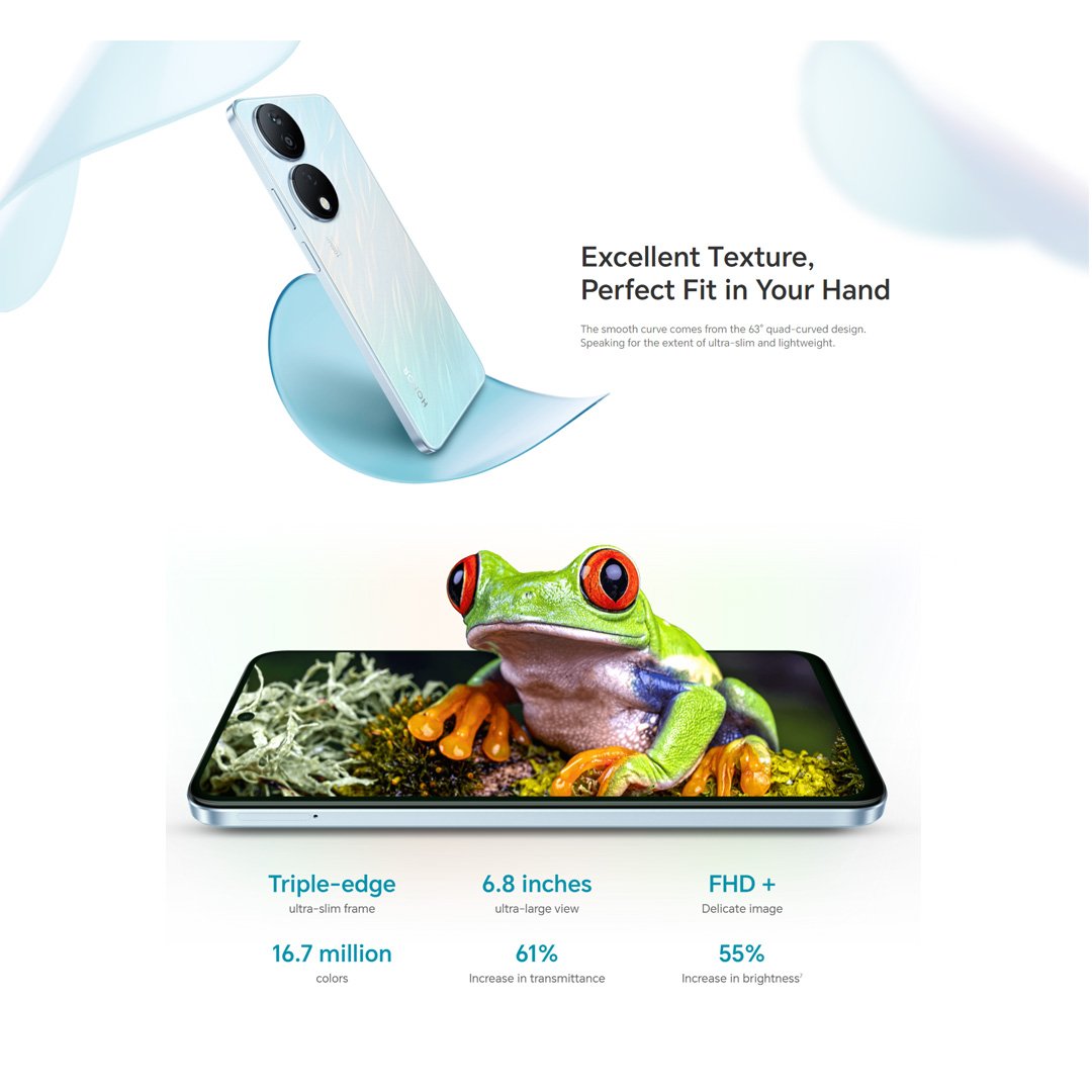 (Pre Order Until 22.12.2023) HONOR X7b 4G 8GB+256GB | 6.8" HONOR FullView Display | 6000mAh Battery | 108MP Main Camera | Smartphone with 1 Year Warranty