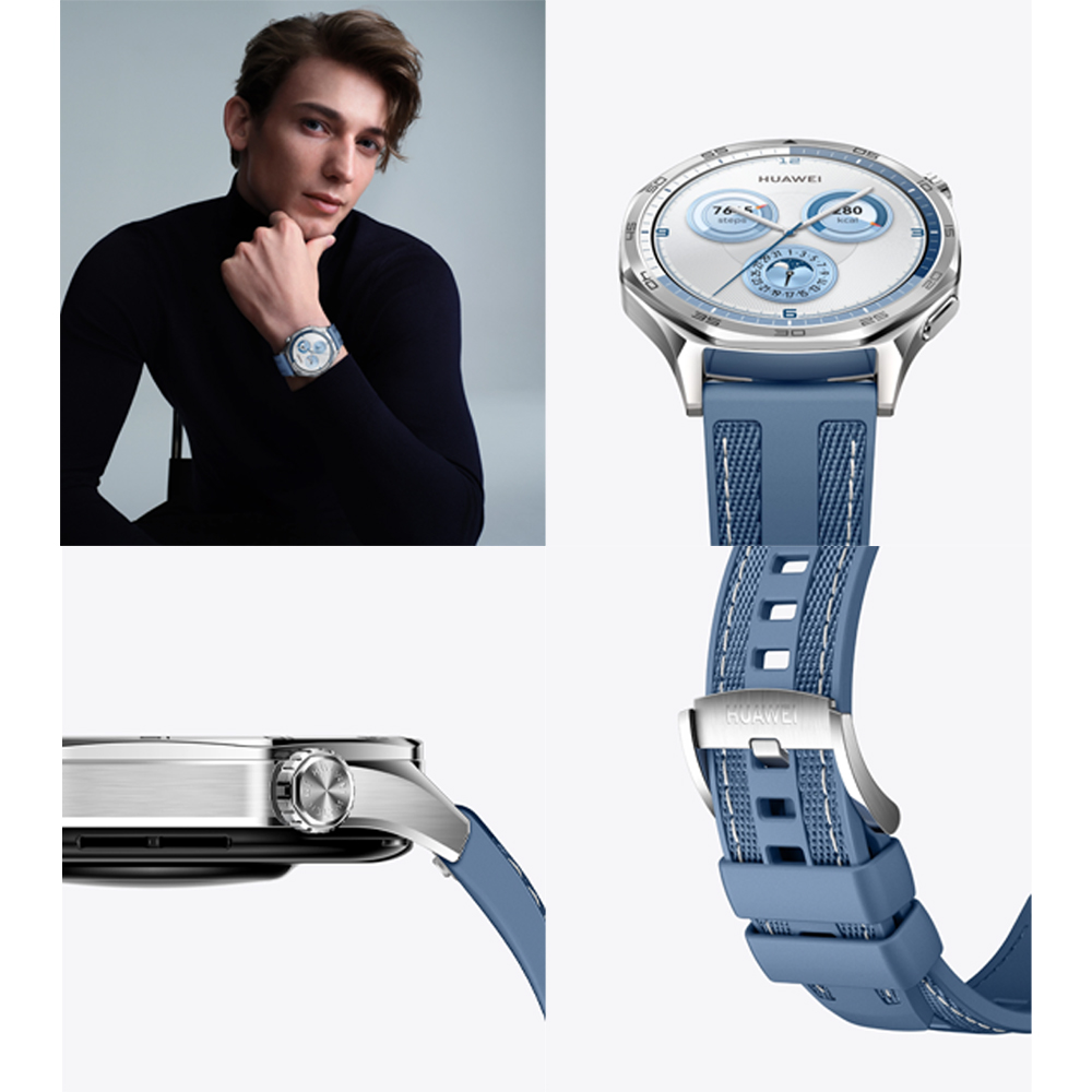 Huawei WATCH GT 5 | Up to 2-Week Battery Life | Sculpted look, geometric feel | Sharp-Edged Design