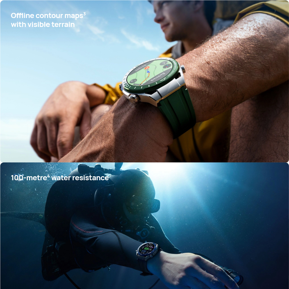 Huawei Watch Ultimate HNBR/ Titanium Strap | Liquid Metal Material | Pro-level Sports | Bluetooth Calling