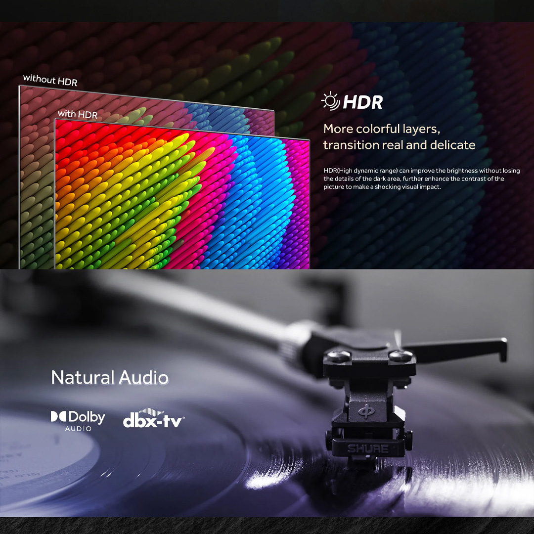 HAIER 50" /55" / 65" 4K HDR Google TV | H50K800UG / H55K800UG / H65K800UG | Awesome Vision | Natural Audio | One Touch | Google TV with 2 Year Warranty
