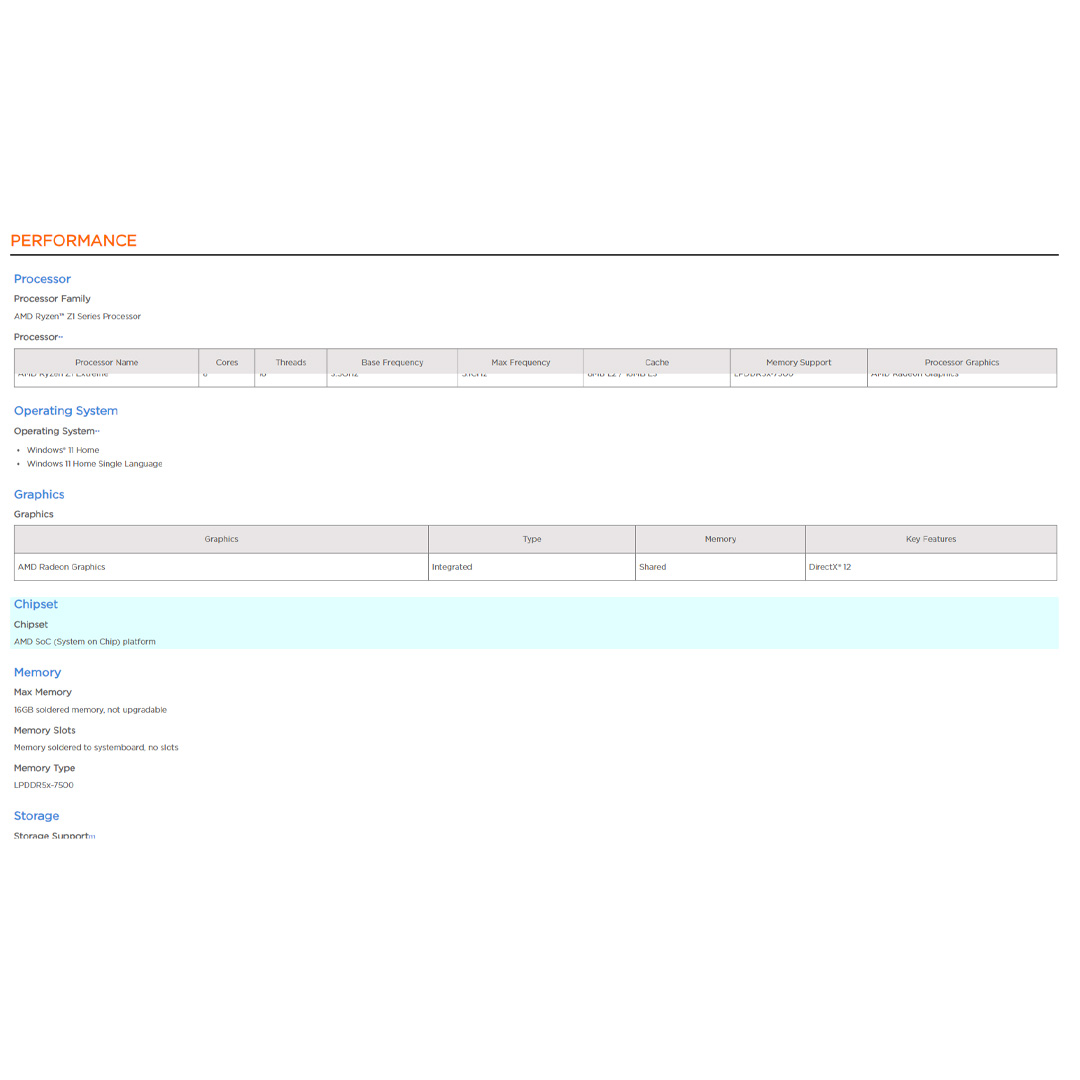 Lenovo 16GB+512GB Legion Eco-system Legion Go 8APU1 | Z1 Extreme Processor / Z1 Processor |  83E1001AMJ / 83E1001BMJ | 8.8-Inch | Windows® 11 Home | 49.2 Wh | Console with 3 Year Warranty