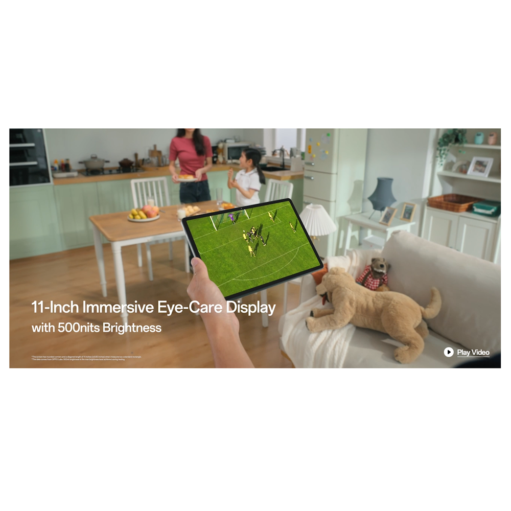 OPPO Pad SE LTE 4GB+128GB Starlight Silver | 9340mAh Long-Lasting Battery | lmmersive Eye-Care Display | Personalized Kids Mode