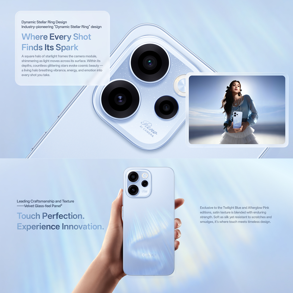 OPPO Reno15 F 5G 8GB+256GB / 12GB+256GB | 6.57 inch | 50MP Rear Camera | Qualcomm SM6450 Snapdragon 6 Gen 1 (4 nm) | Android 16, ColorOS 16 | Li-Po 7000 mAh, 80W wired