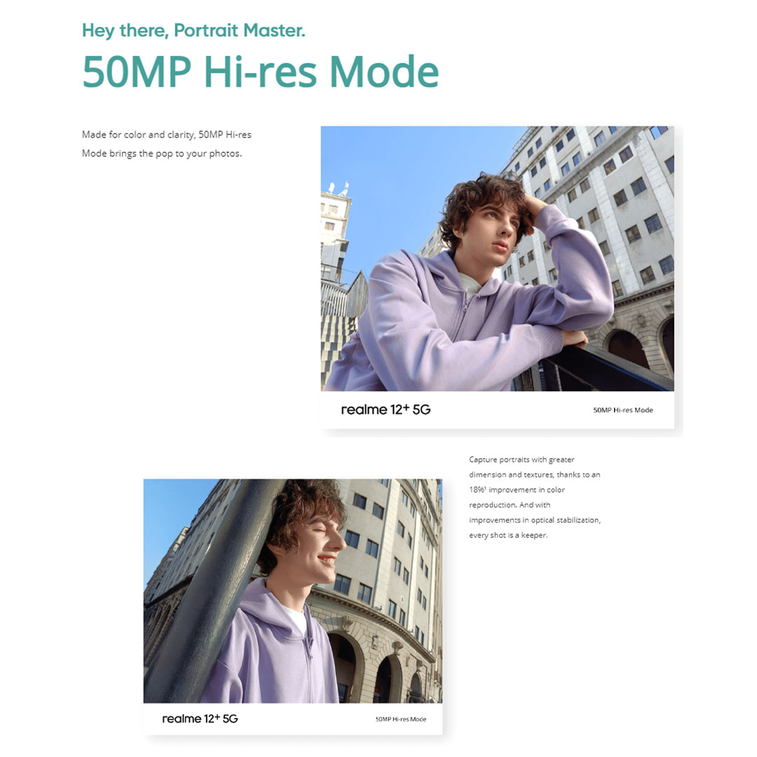 realme 12+ 5G 12GB+256GB | 120Hz Smooth AMOLED Display | realme UI 5.0 | Rainwater Smart Touch | Smartphone with 1 Year Warranty